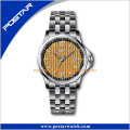 Made in China New Design Stainless Steel Watch with 5 ATM Waterproof Resistant